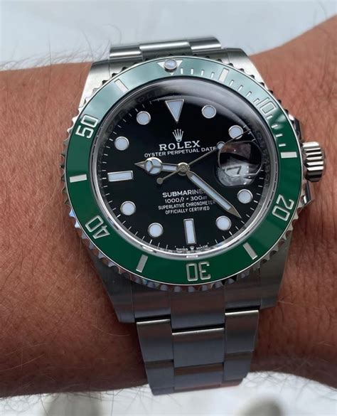 rolex submariner black and green